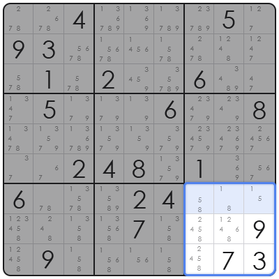 sudoku box line reduction